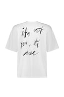 Tricou Nu ești tu, sunt eu / OFF-White