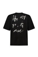 Tricou Nu ești tu, sunt eu / Negru total