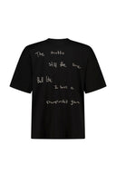 Tricou Niciodată nu a fost regular / Negru total