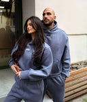 Set de femei vatuit Relaxed Fit / Misty Grey
