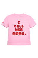 Tricou pentru copii care spune "Eu o numesc mama" / Lizaka roz