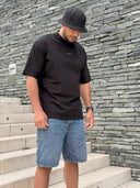 Tricou Niciodată nu a fost standard / Negru total