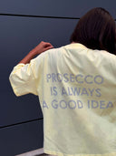 Tricou Prosecco / Galben pastel