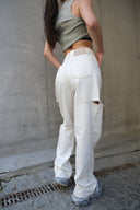 KARMA JEANS / Beige Neutru