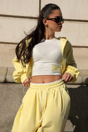KARMA crop top / Galben blând