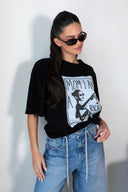 Tricou Rich Girl / Negru