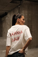 Tricou KARMA BABY / Alb fără timp
