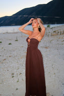 Rochie exclusivă With Love / Brown