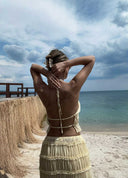Set plajă Just a mermaid girl / Galben pastel
