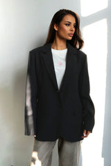 Blazer Sunt acea fată / Negru