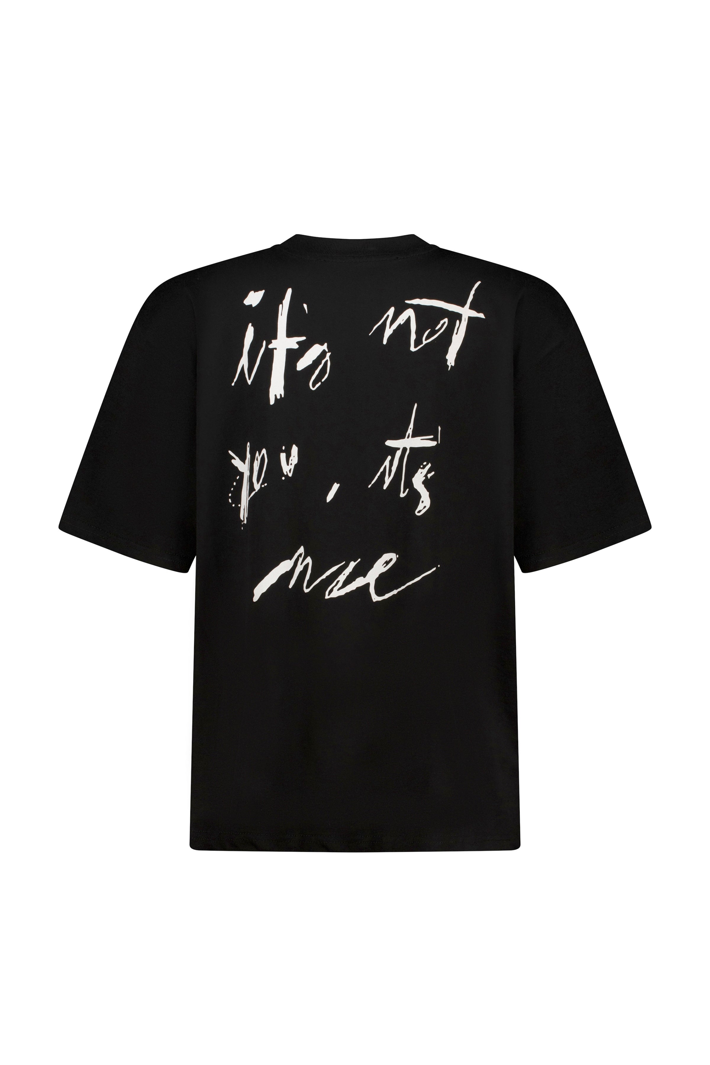 Tricou Nu ești tu, sunt eu / Negru total