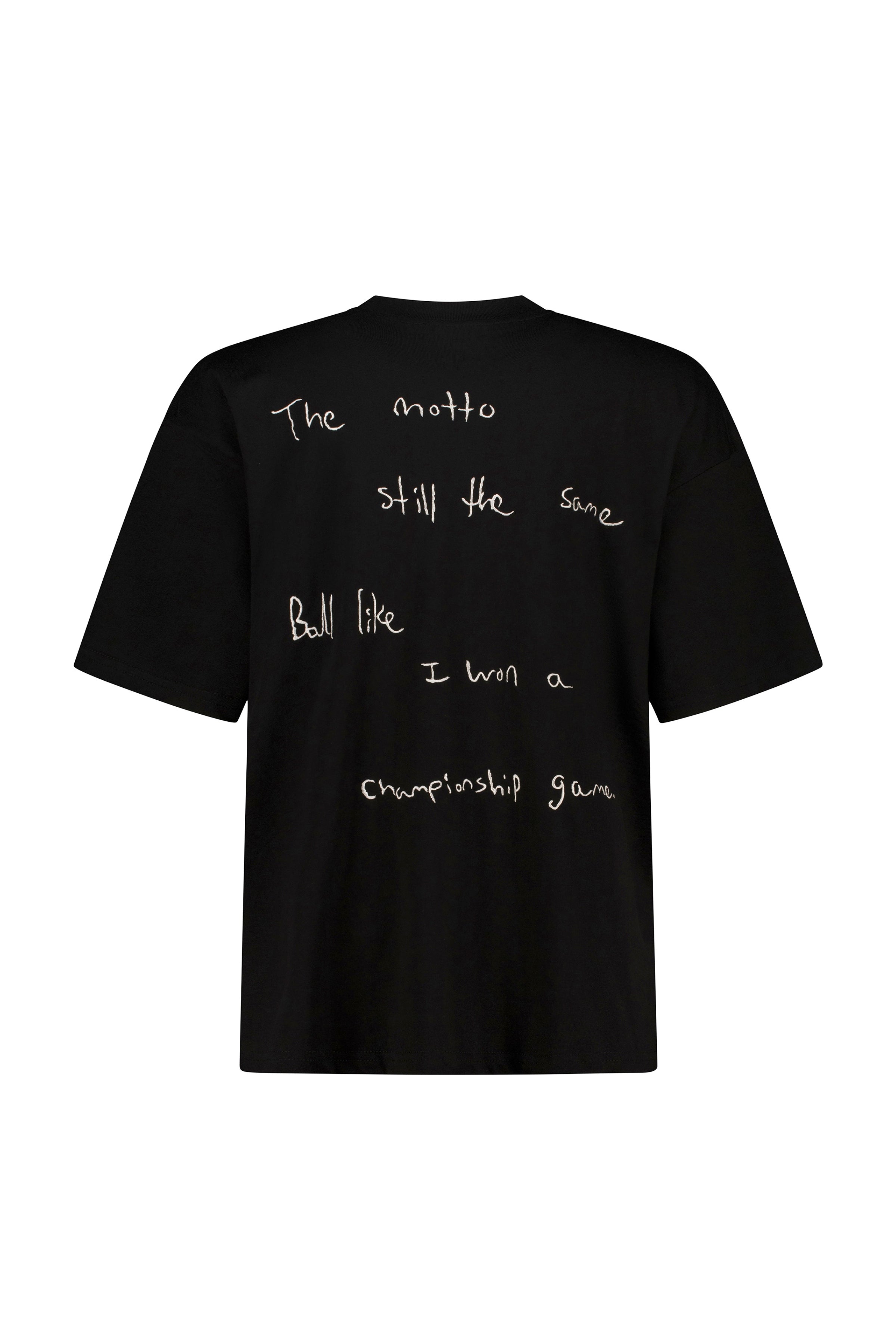 Tricou Niciodată nu a fost regular / Negru total