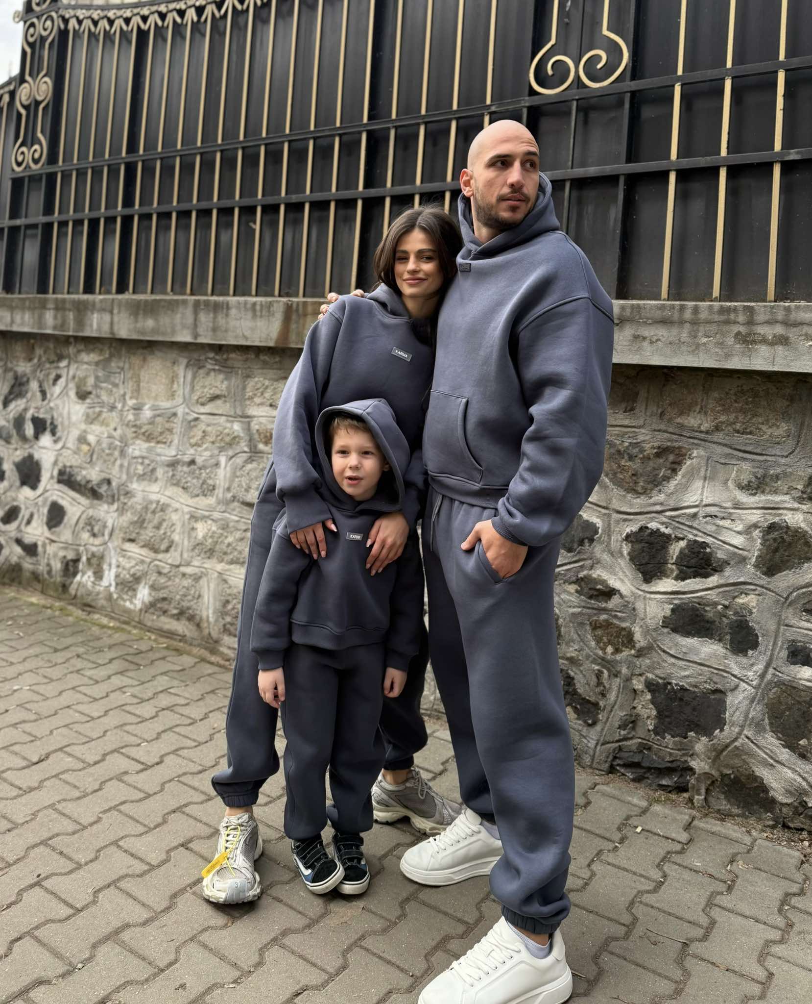 Set pentru femei bătrânit Relaxed Fit / Dark Graphite