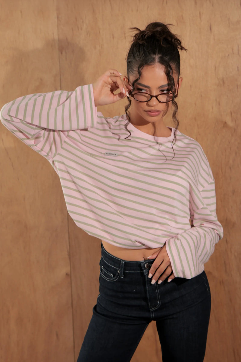 Bluza Casual Crush / Pinky-Matcha
