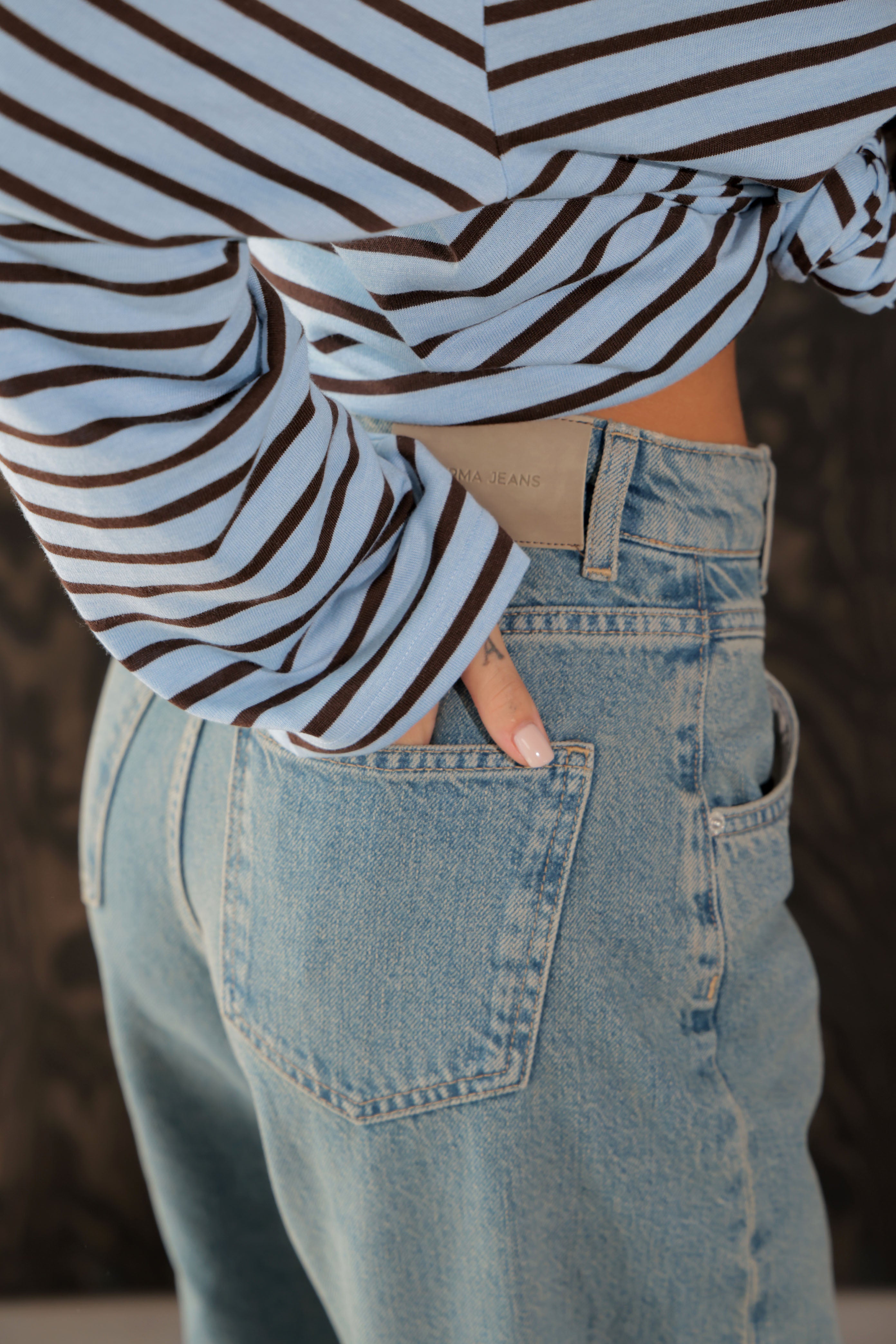 Bluza Casual Crush / Blue-Brownie