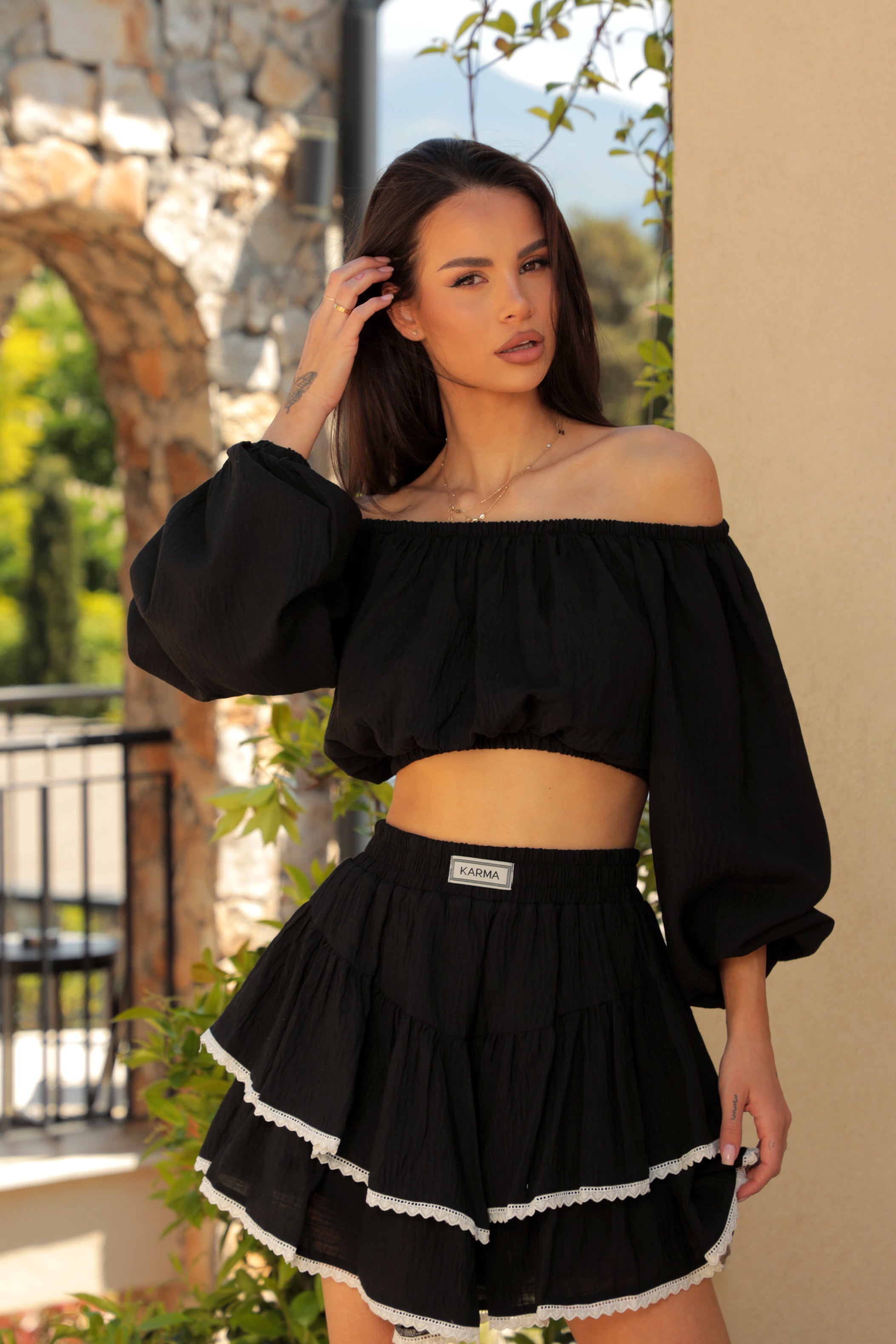 Set Cherry on top / Negru
