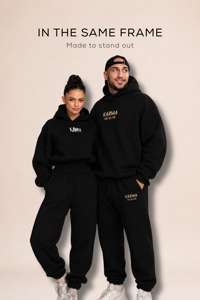 Set KARMA Cozy + Set bărbătesc FOR THE FEW / Black