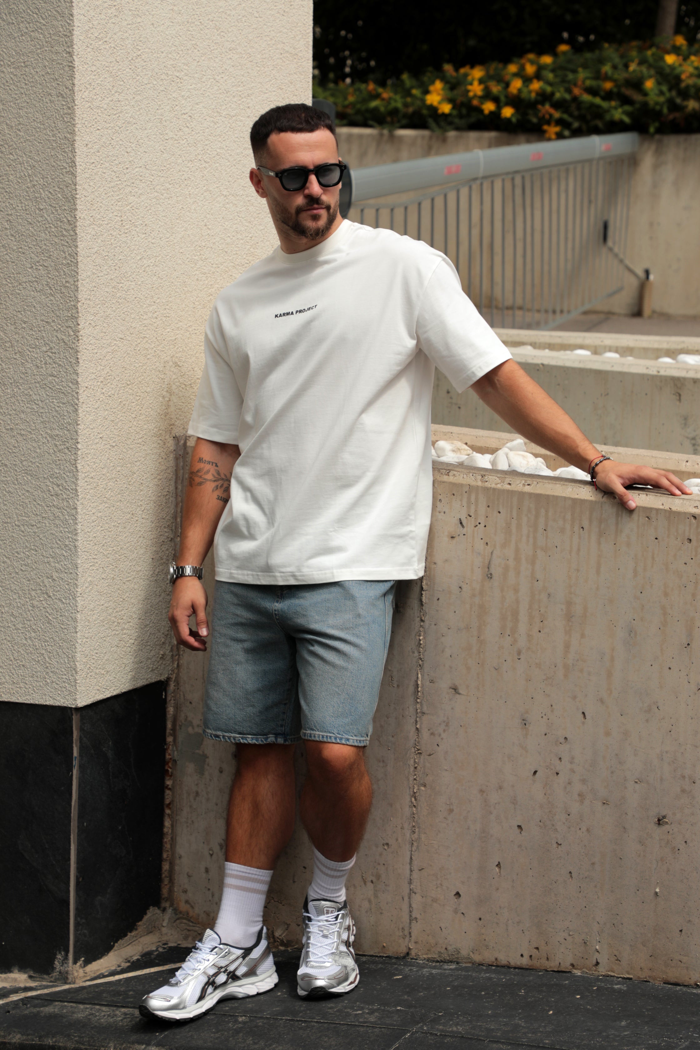 Pantaloni jeans scurți pentru bărbați Limitless / Washed Blue
