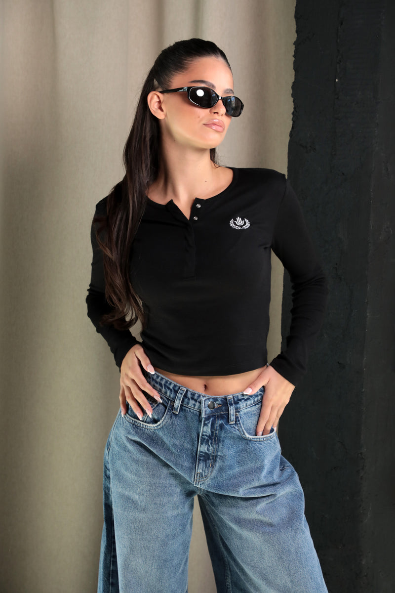 Bluză Feeling myself / Black