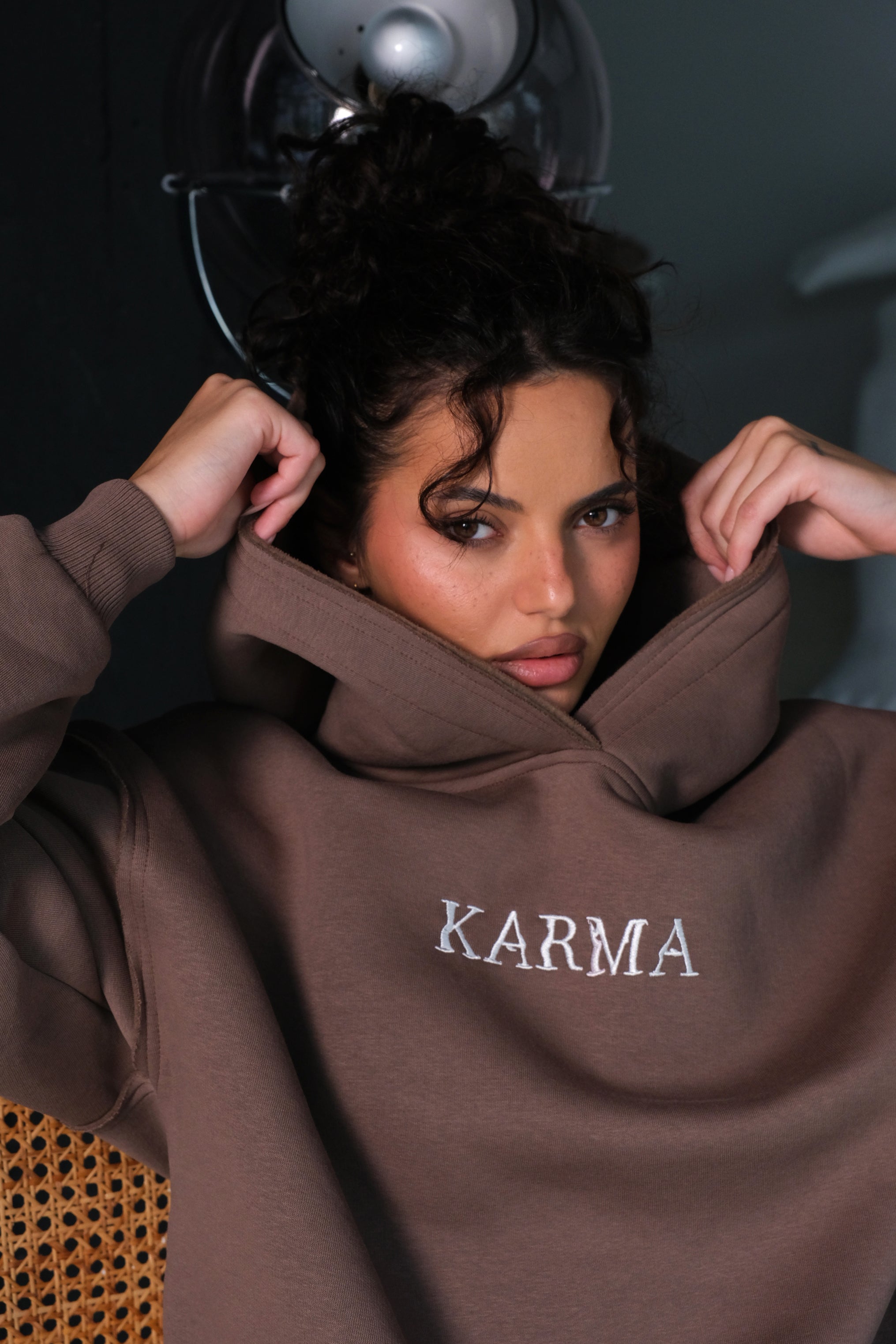 Hoodie IN A DREAM / Cacao