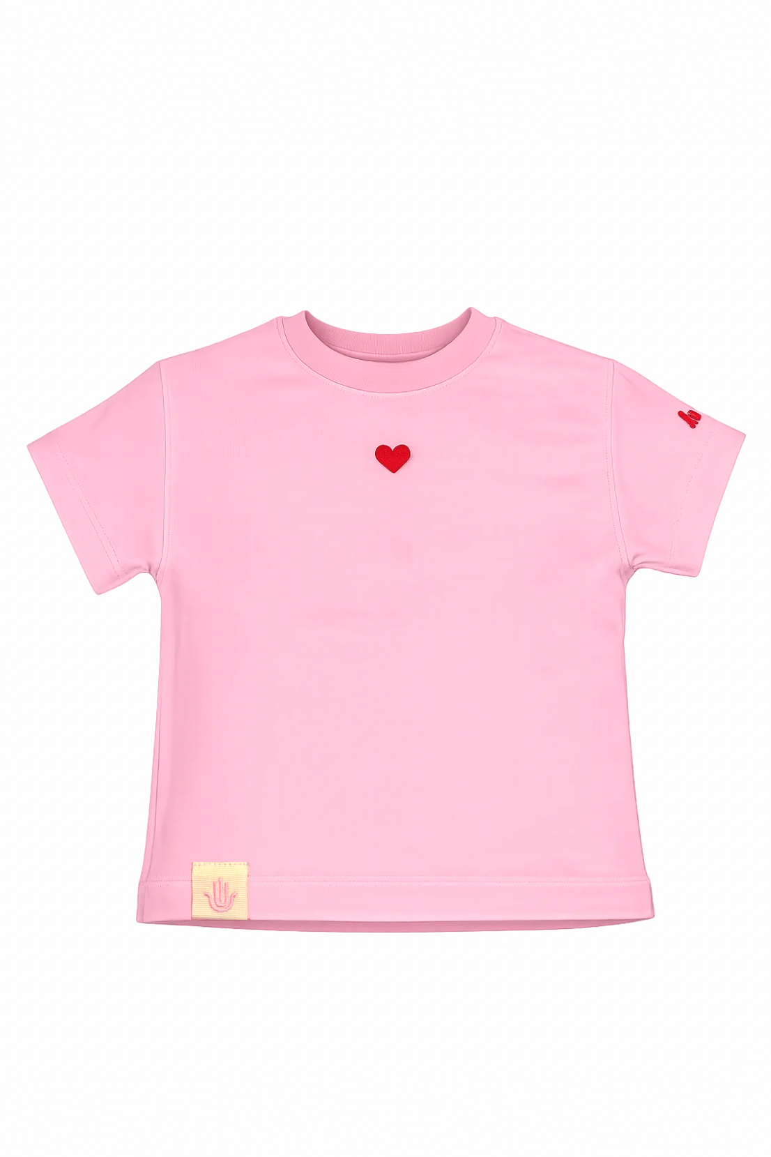 Tricou pentru copii cu textul "Eu o chem pe mama" / Roz cipollina