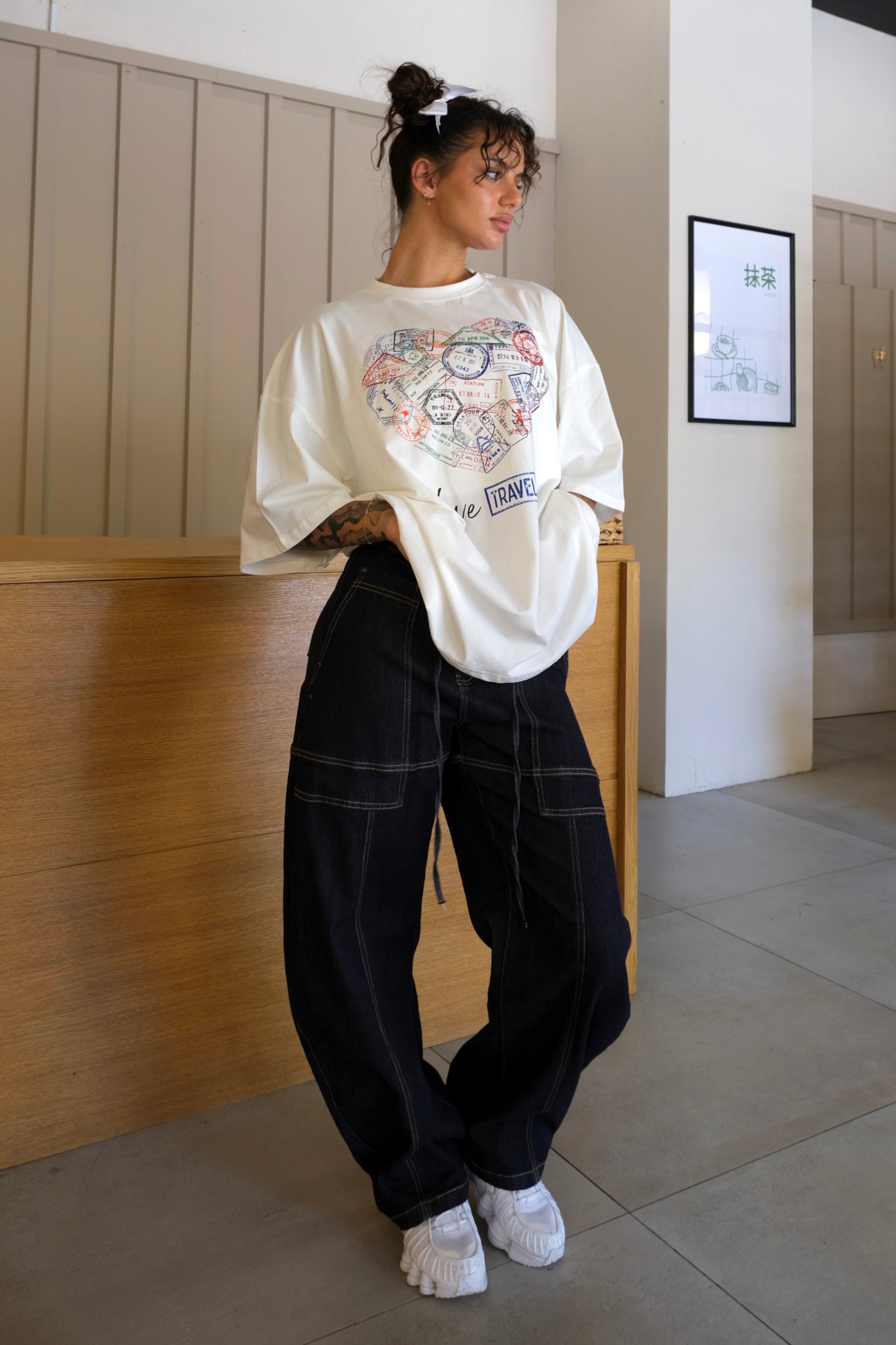 Tricou de călătorie / Off White