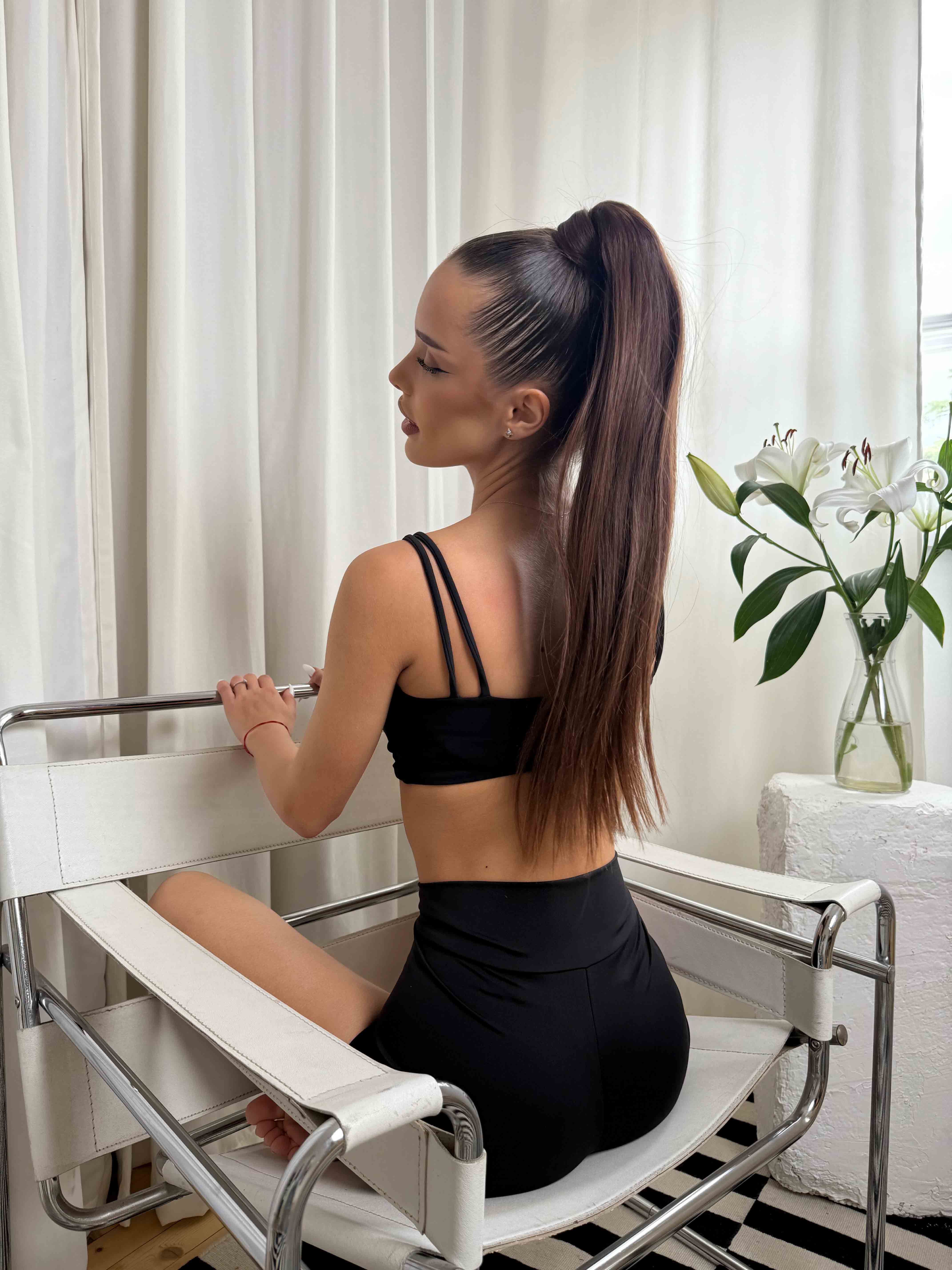 Set Stay Fit Short / Negru total