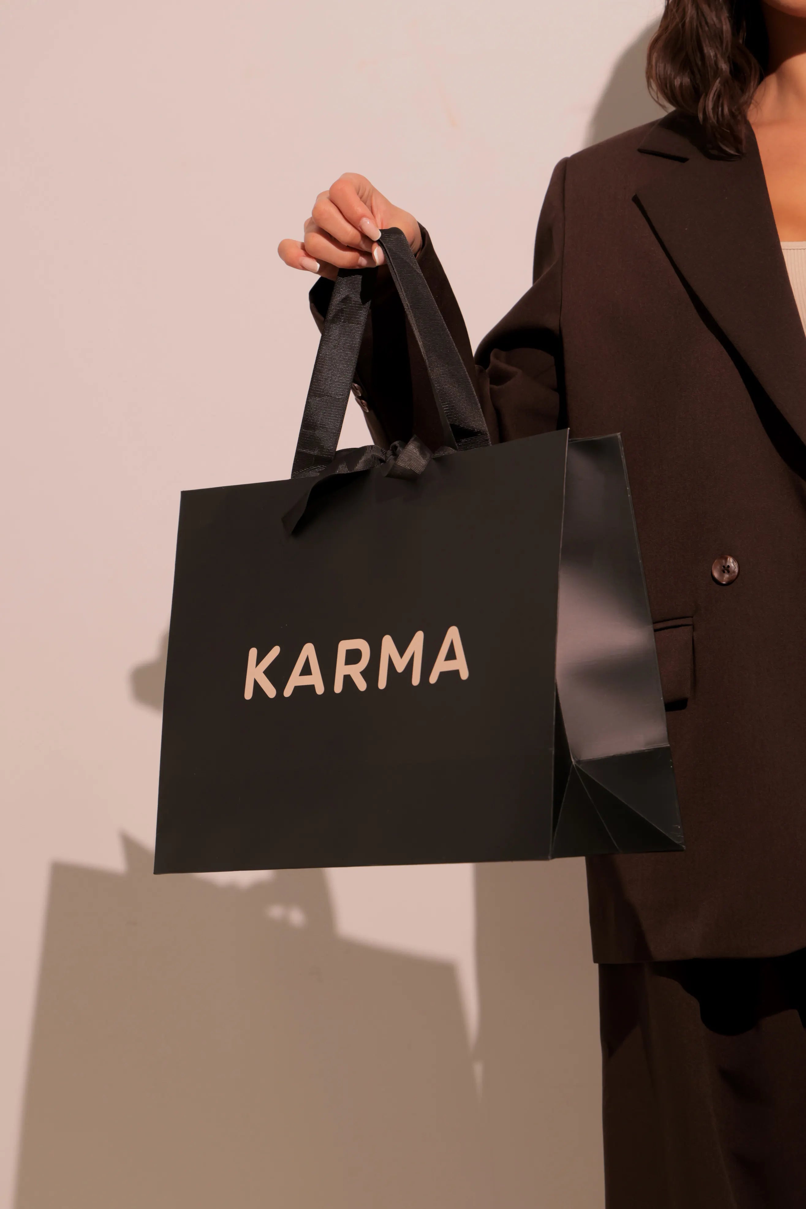Pungă cadou KARMA / Negru