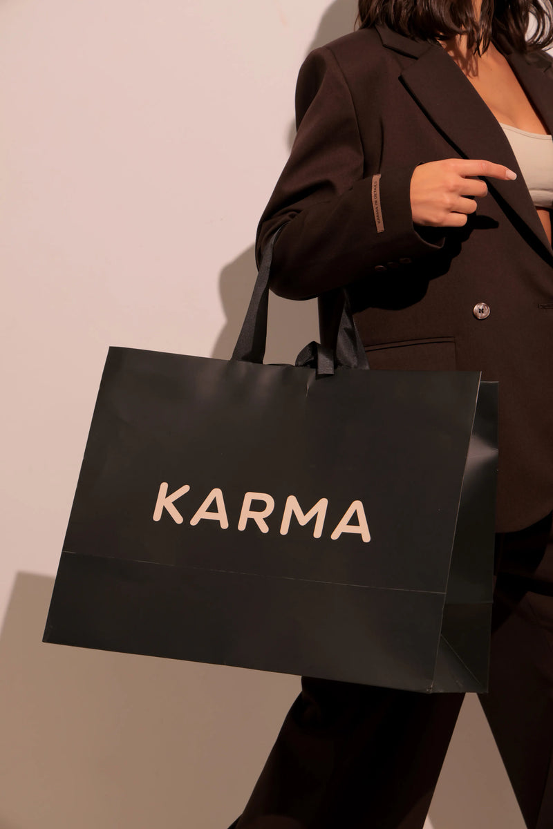 Pungă cadou KARMA / Negru