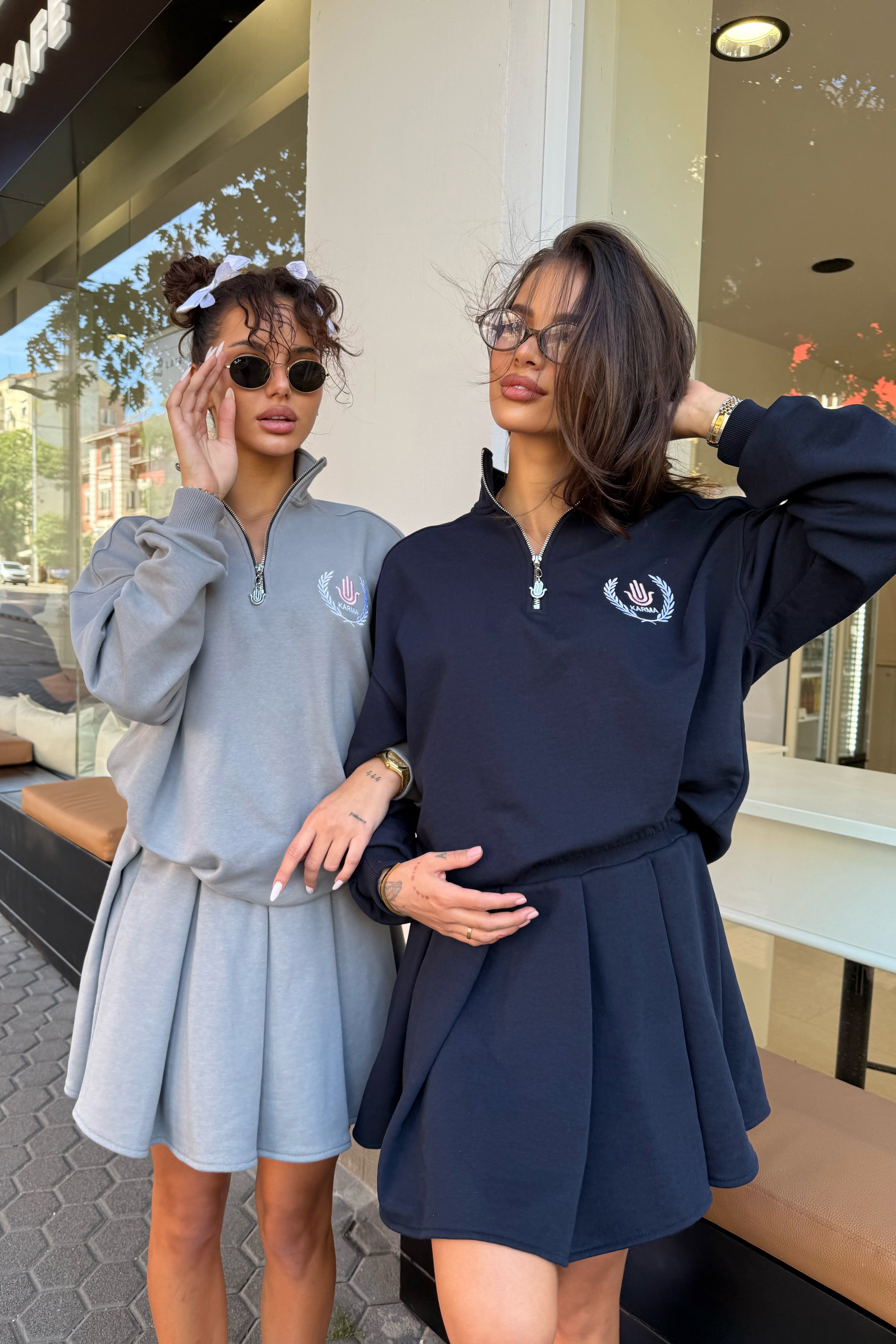 Set Say Yes / Albastru navy închis