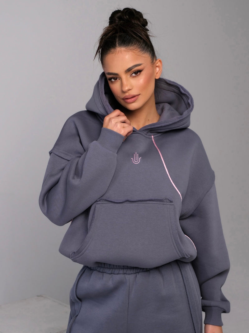 Hoodie GOOD KARMA / Misty Grey