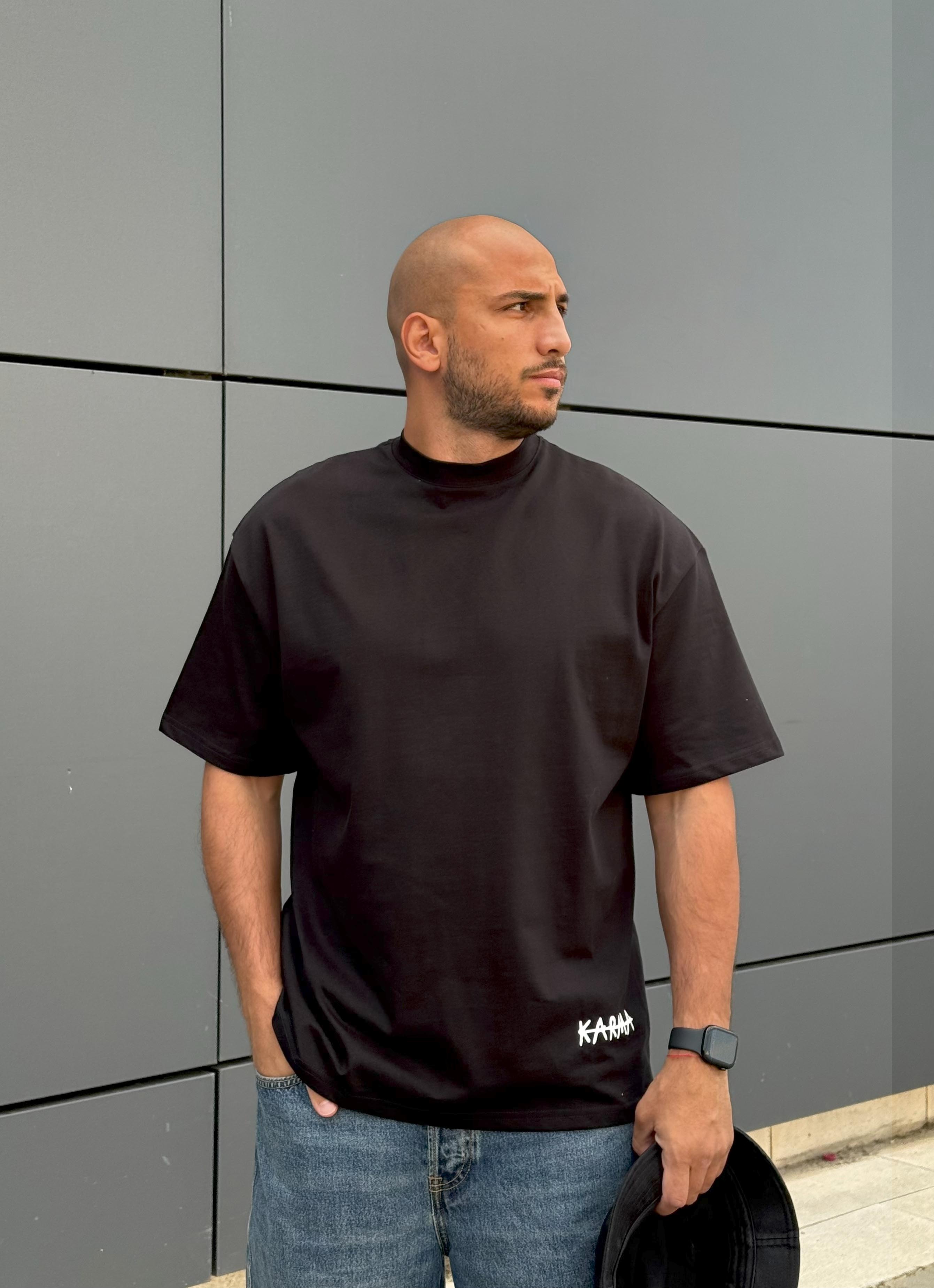Tricou Nu ești tu, sunt eu / Negru total