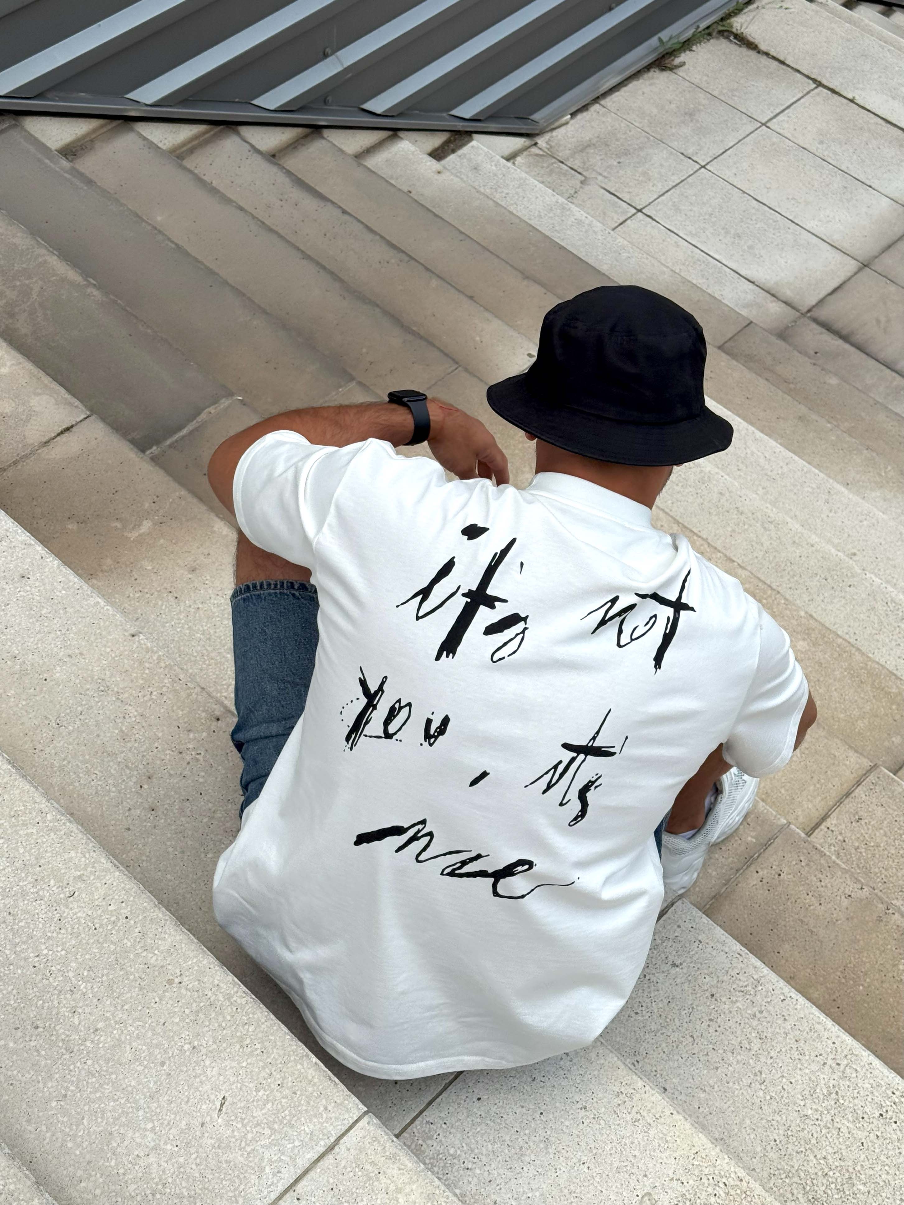 Tricou Nu ești tu, sunt eu / OFF-White