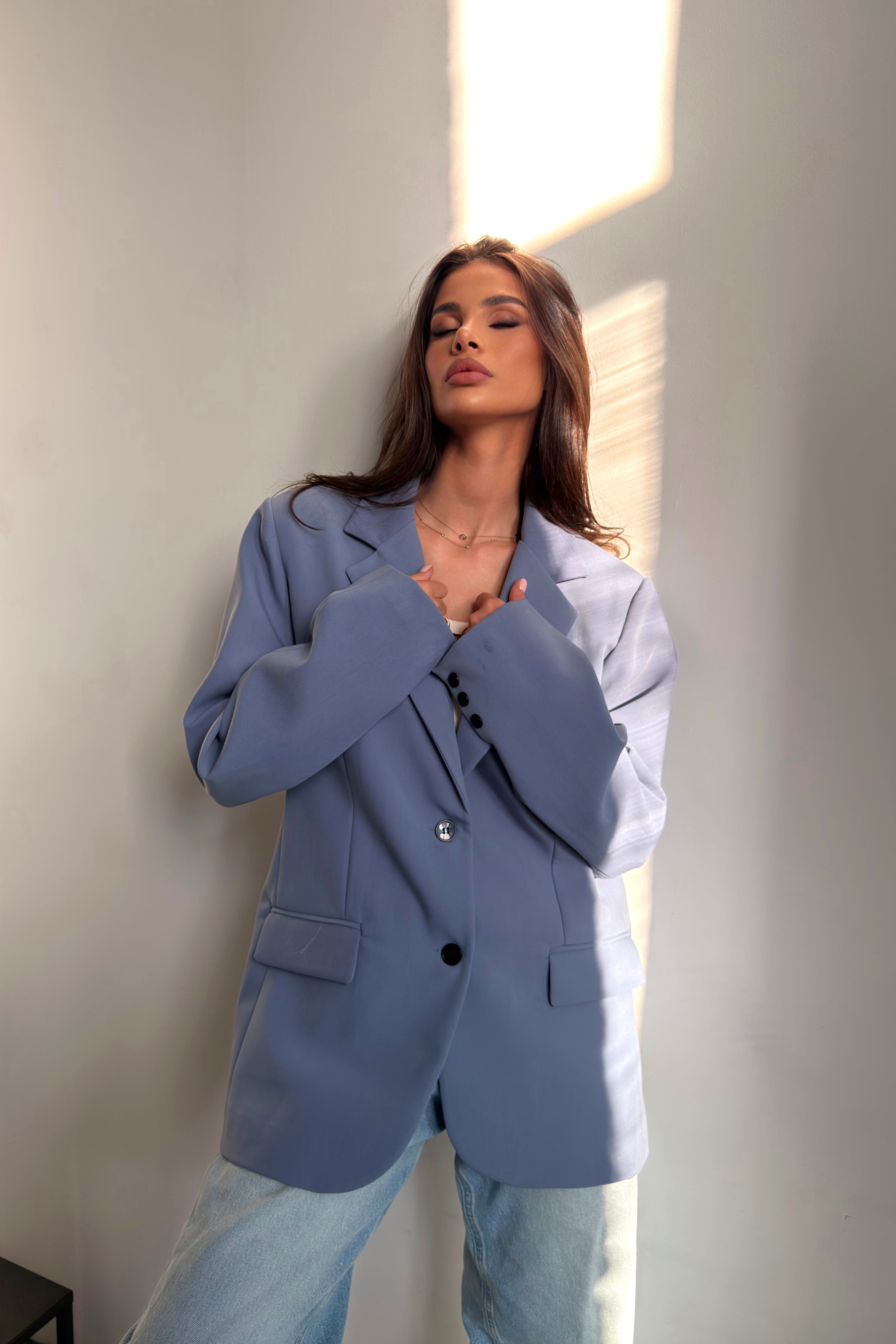 Blazer Sunt aceea fată / Albastru