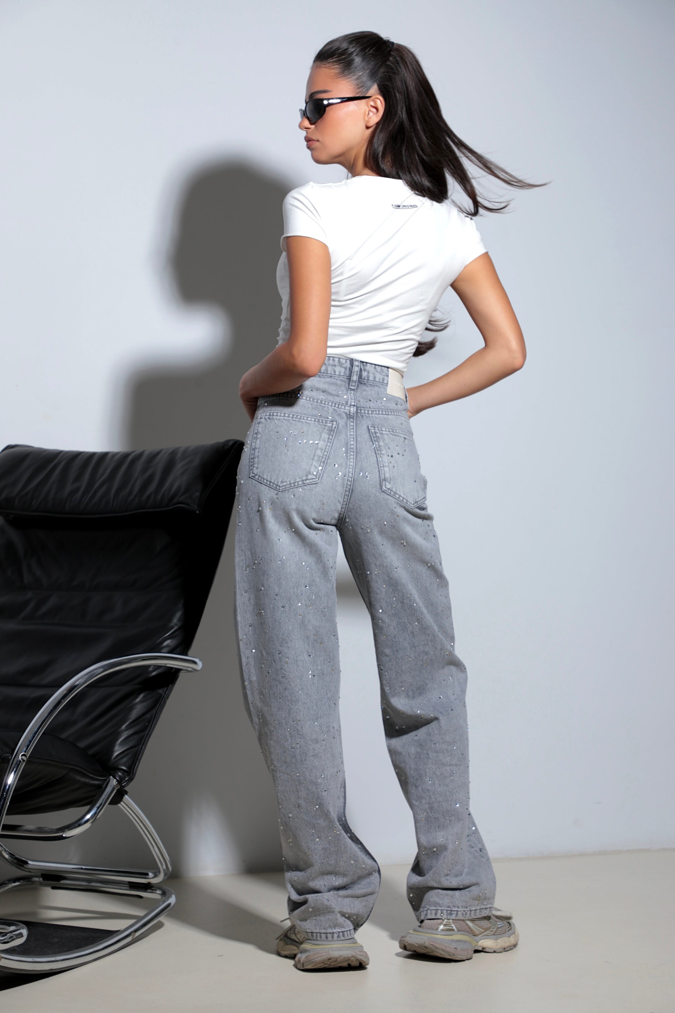Jeans KARMA Stones / Gri
