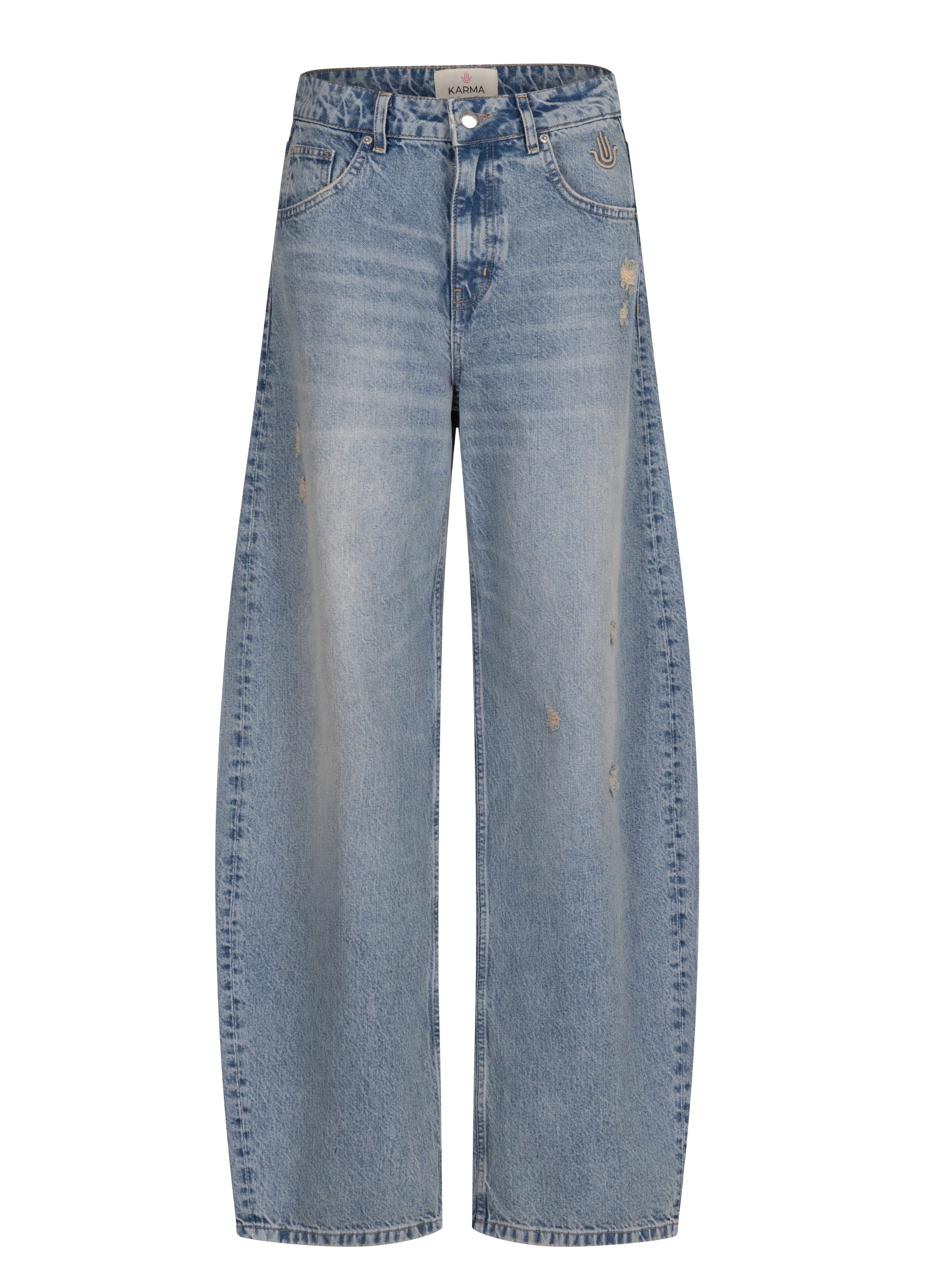 Blugi The Wanted One / Albastru deschis
