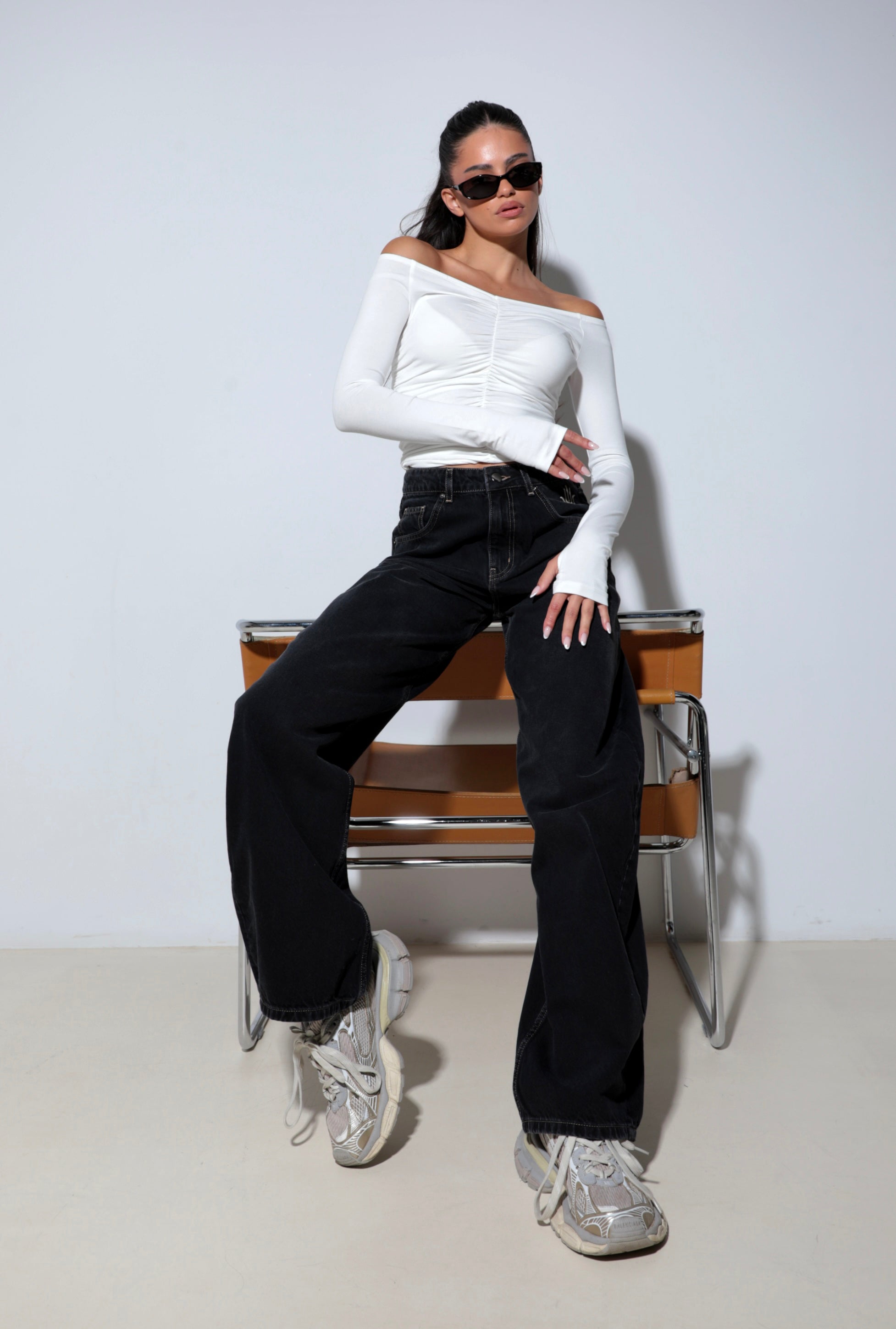 Jeans Cel Dorit / Negru