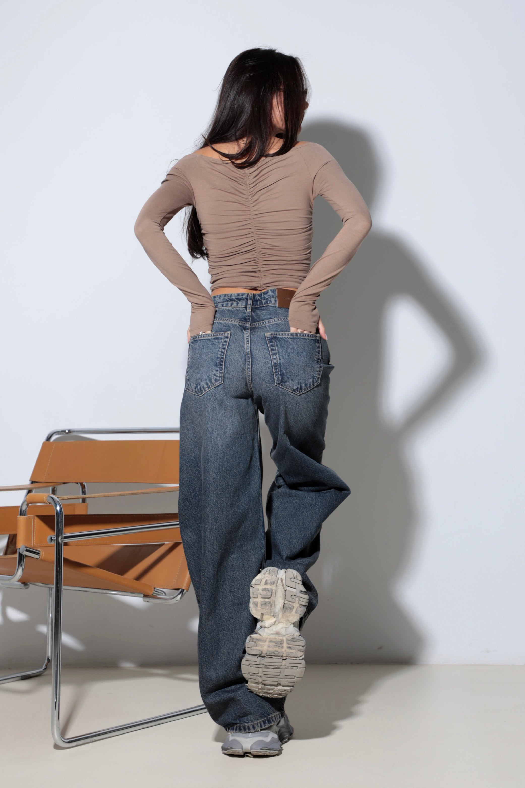 Jeans Modelul Dorit / Albastru