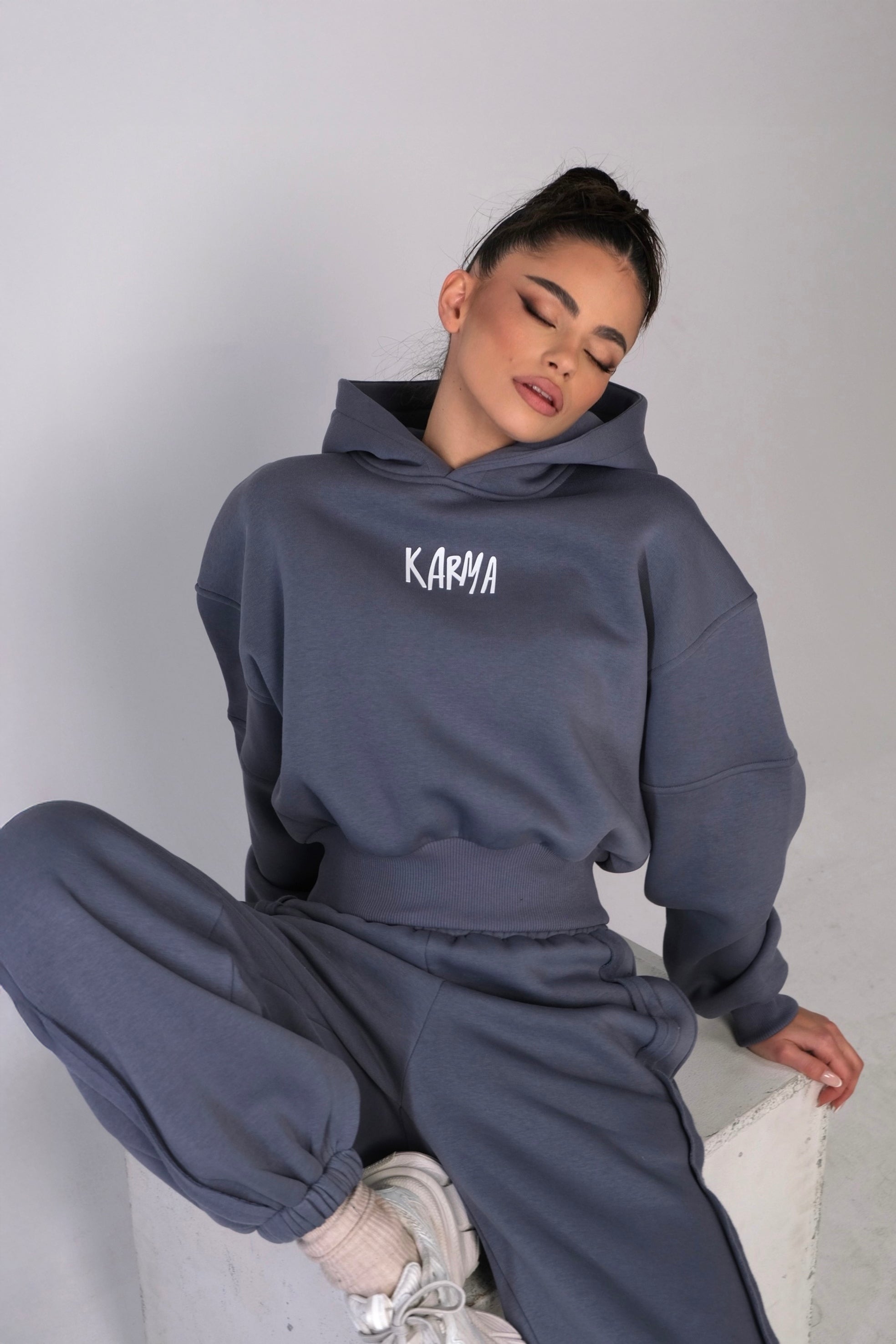 KARMA Set confortabil / Gri cenusiu