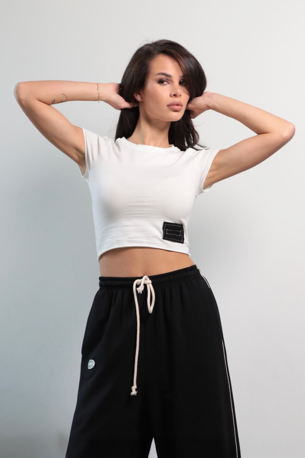 KARMA top crop / Negru Jet
