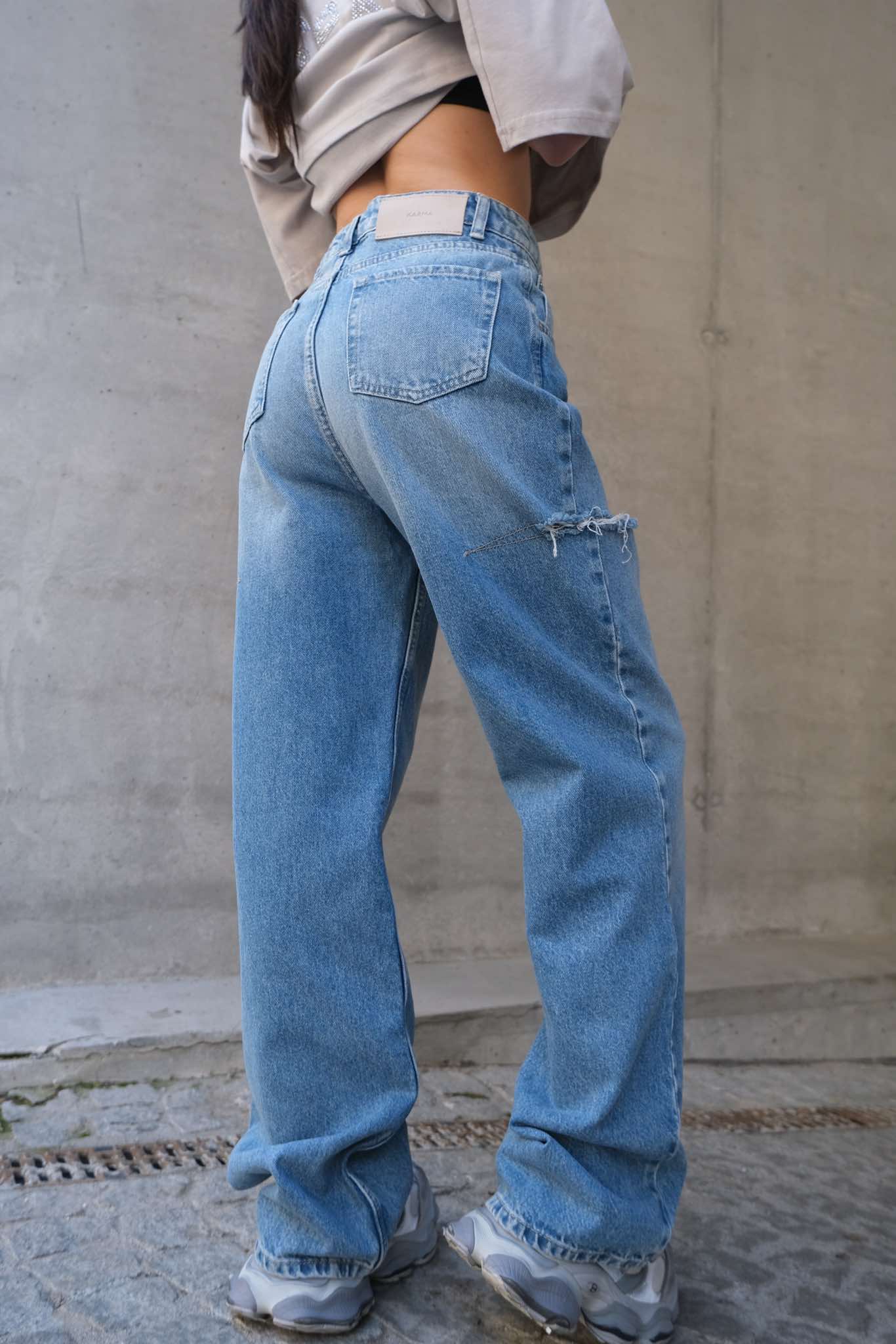 KARMA JEANS / Albastru Trendy