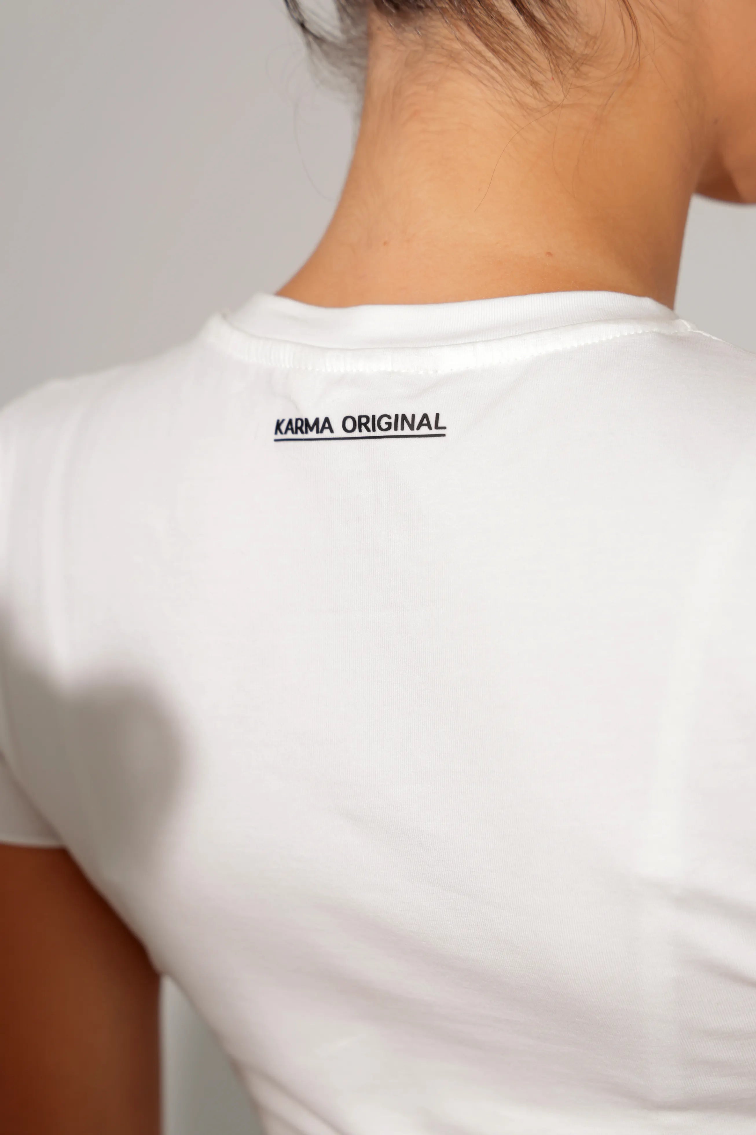 KARMA crop top / Jet Black