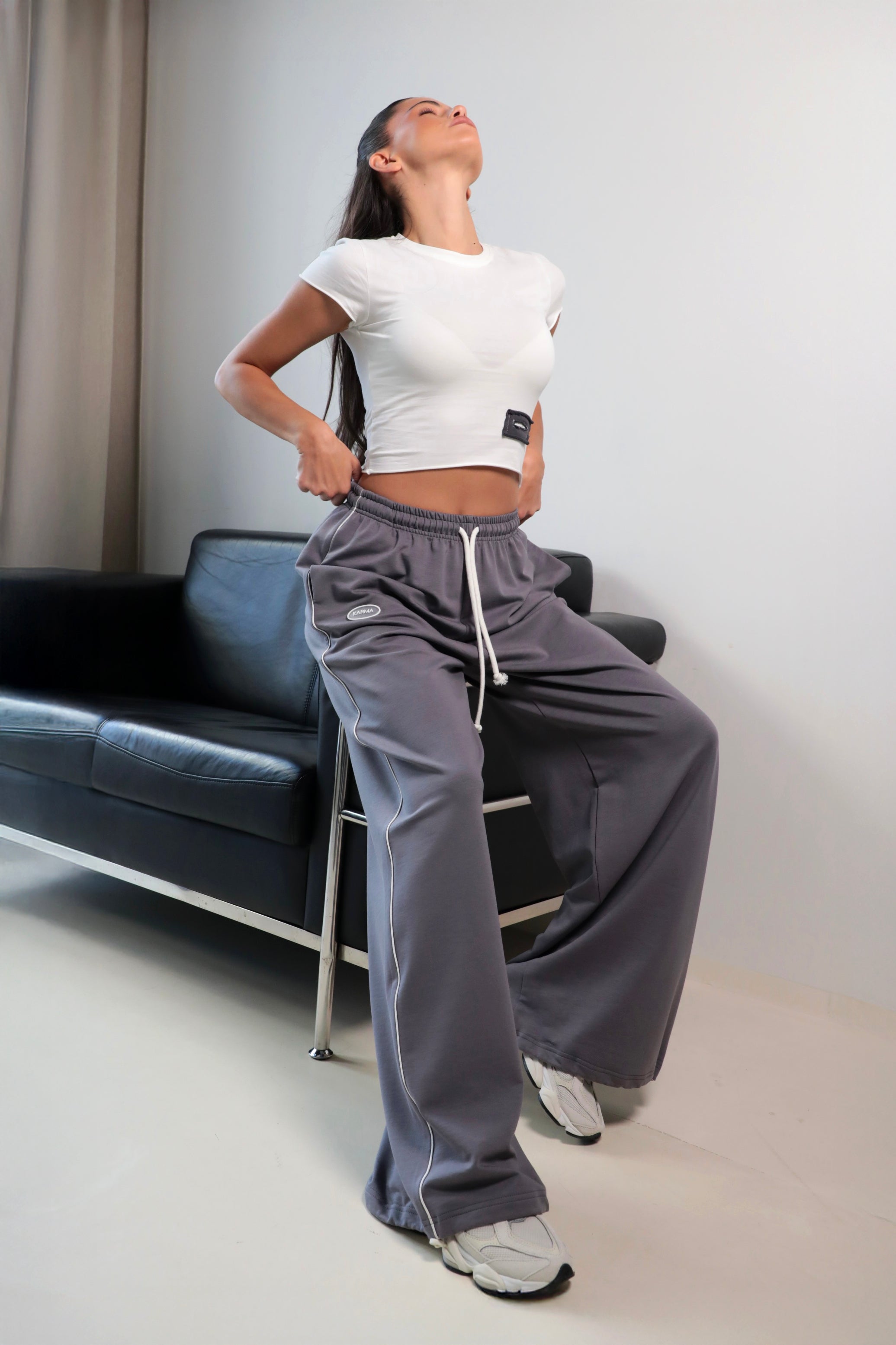 KARMA crop top / Fum de Grafit