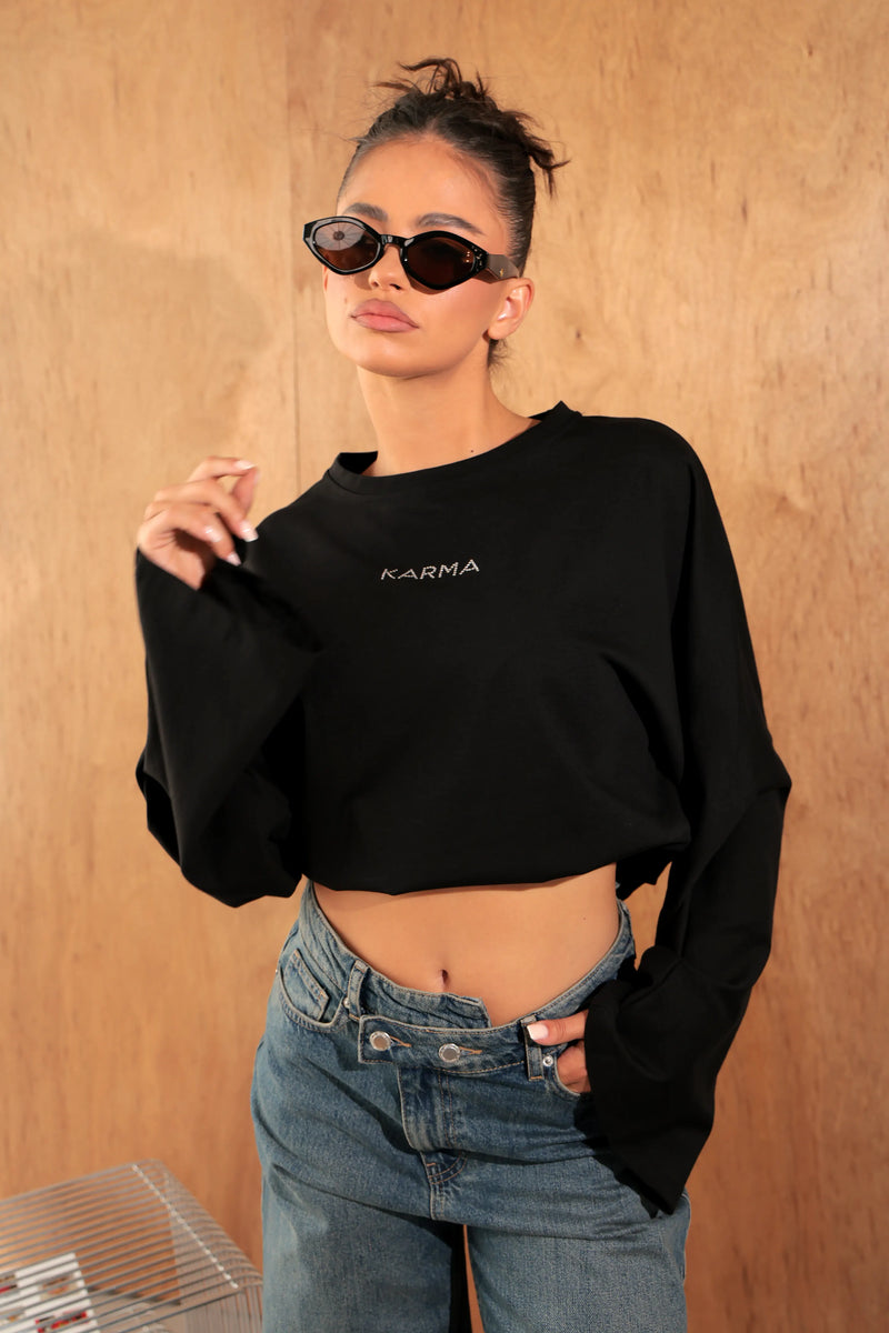 Bluza Keep me close / Black