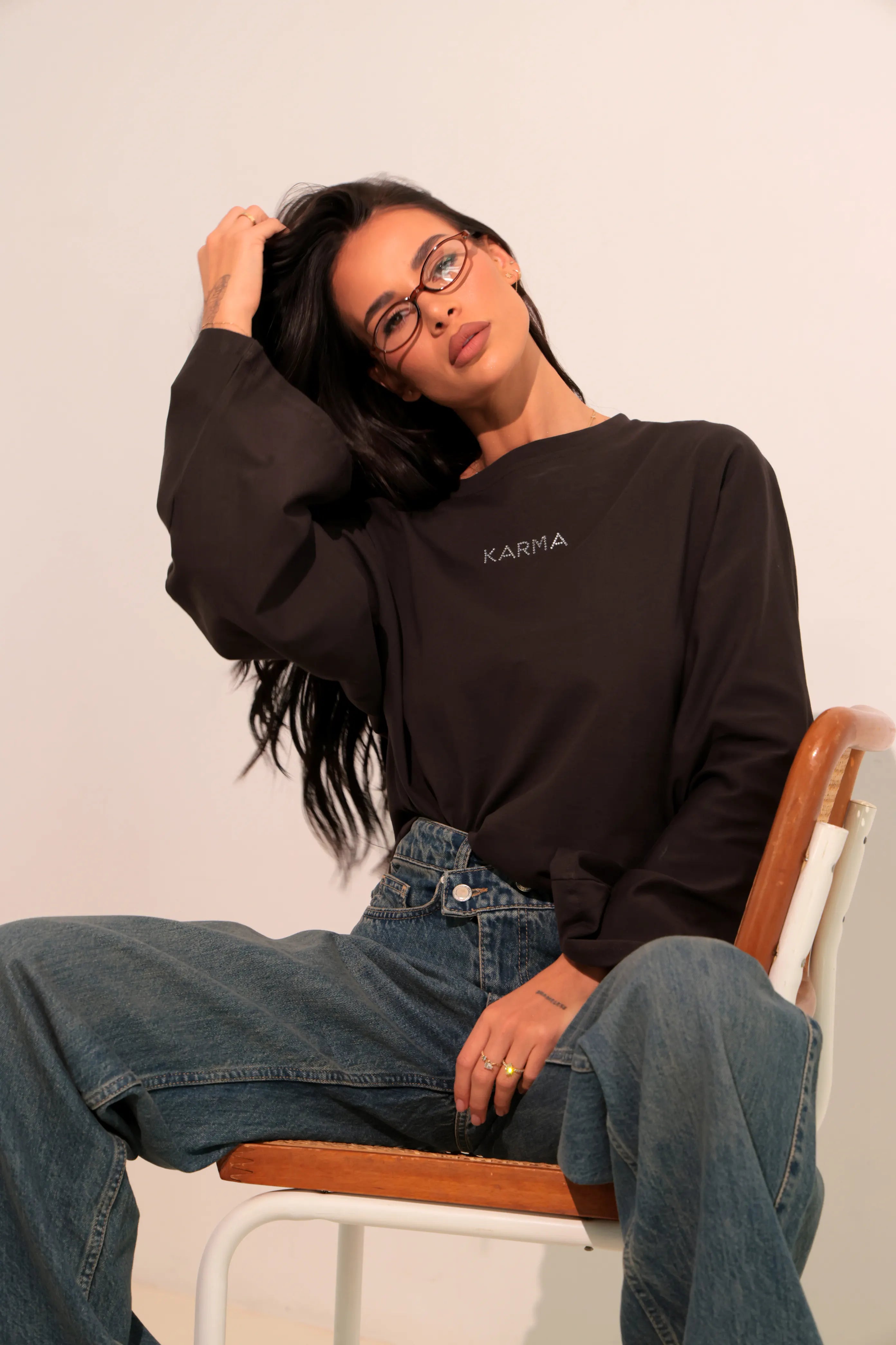 Bluza Keep me close / Dark Brown