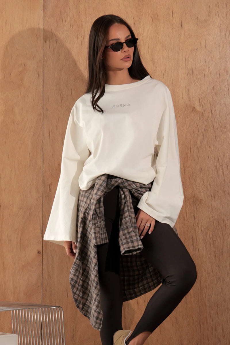 Bluza Keep me close / White