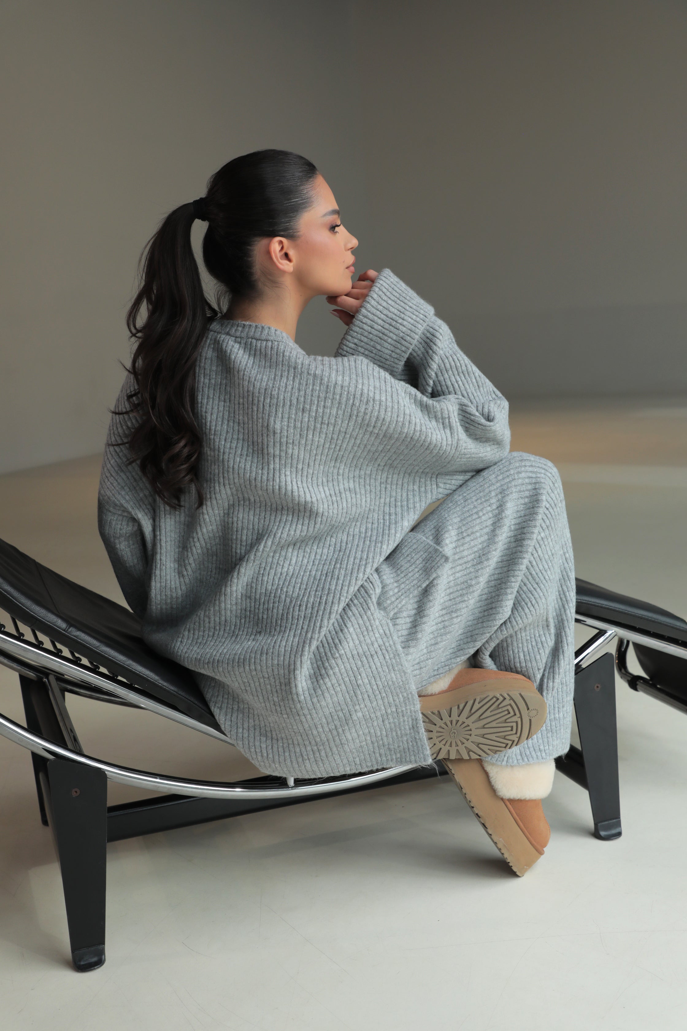 Set tricot Signature / Gri Premium