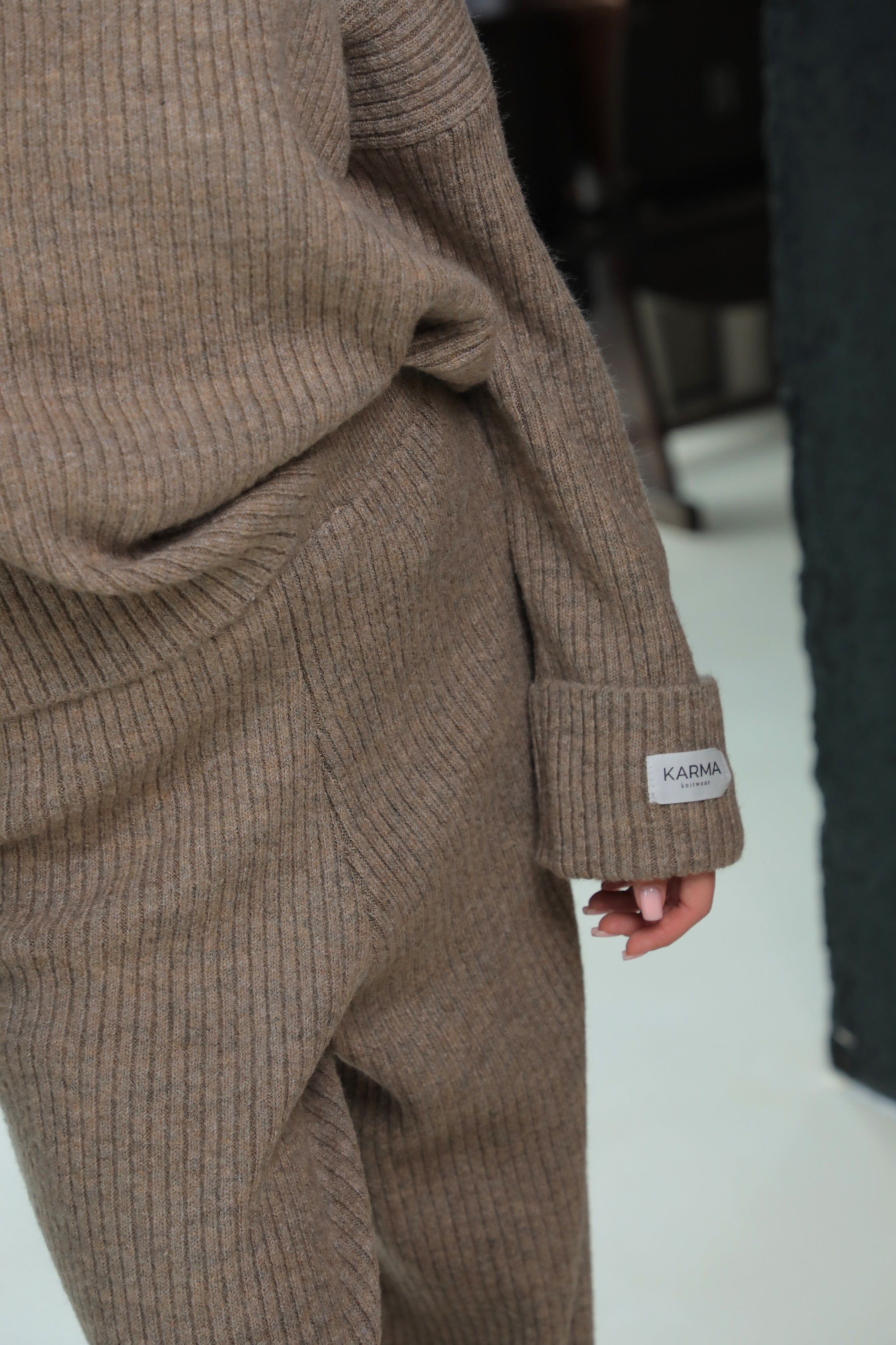 Set tricot Signature / Nuanțe de maro