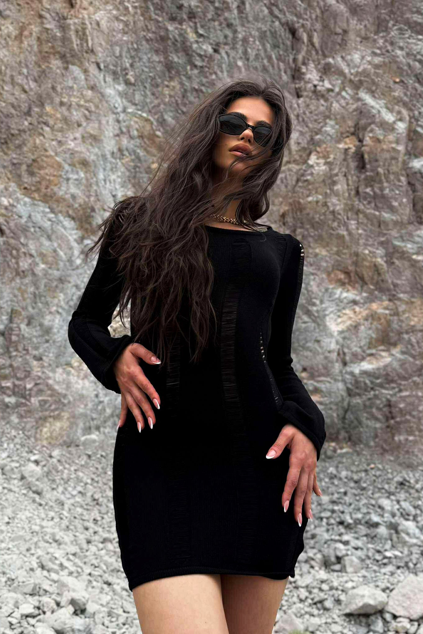 Rochie destul de bună la luarea deciziilor greșite / neagră