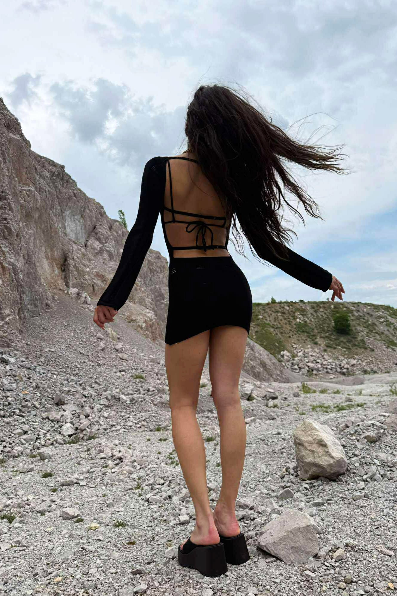 Rochie Destul de bună la decizii rele / Negru